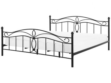 Bed Metaal ANTLIA 180 x 200 cm Zwart