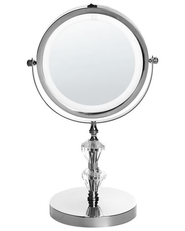 Miroir de table LED LAON Argenté