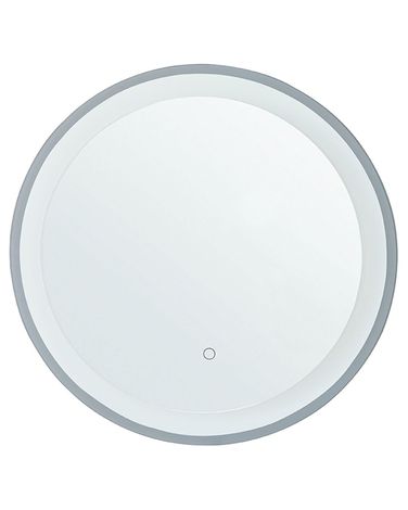 Makeup Mirror BRINAY 58 cm 58 cm Silver
