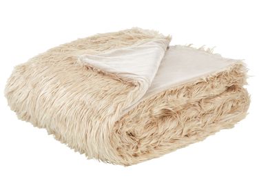 Bedspread DELICE 200 x 220 cm Light Brown