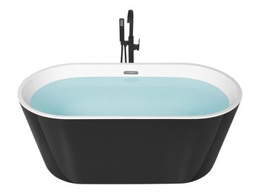 Freestanding Bathtub HAVANA 1500 x 750 mm Black/ White