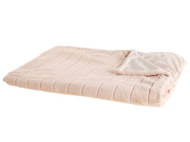 Couverture SMAHRA 180 x 220 cm Rose pastel