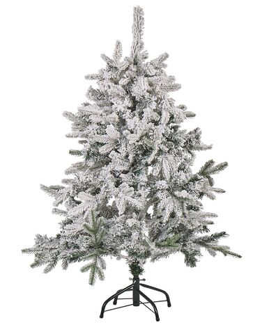 Besneeuwde kunstkerstboom TOMICHI 120 cm Wit