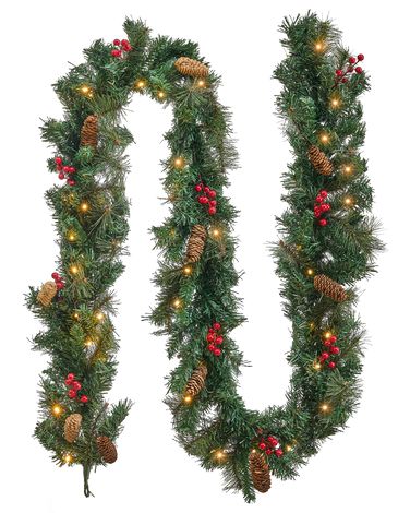 Guirlande de Noël LED TENALA 270 cm Vert