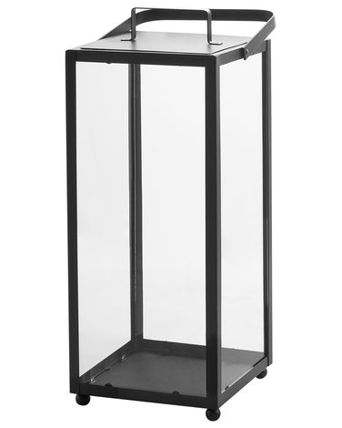Lantaarn LEPAR Metaal 53 cm Zwart