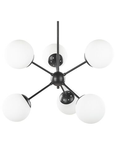Plafonnier ADAWRO Métal Noir/blanc