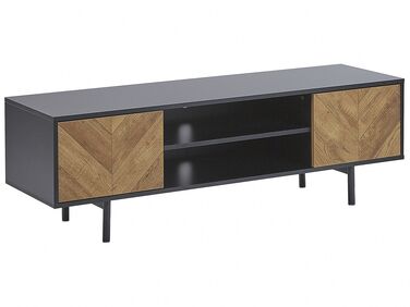 Meuble TV SALINA Marron/noir
