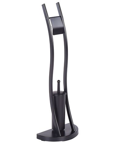 Toilet Roll and Brush Holder SOACHA Metal Black