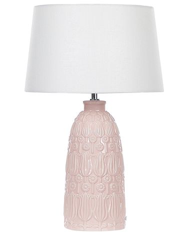 Lampe à poser ZARIMA Céramique Rose