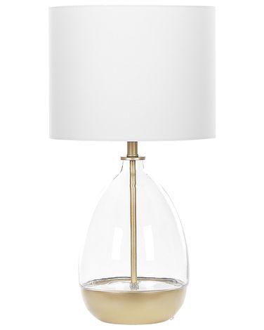 Lampe à poser OKARI Verre Blanc
