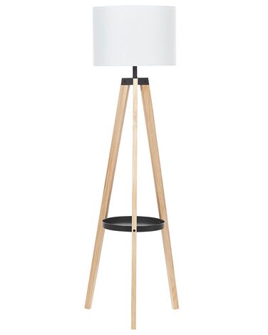 Lampadaire BLUFF Bois de pin Blanc