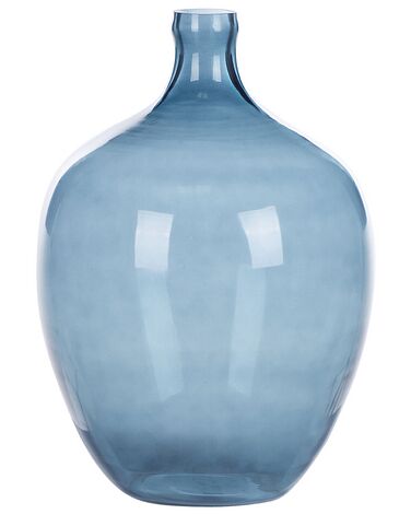 Flower Vase ROTI Glass 39 cm Blue