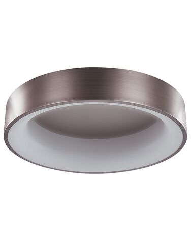 Plafonnier à LED DAWEI Métal Marron clair