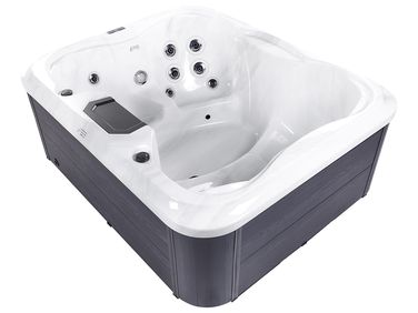 Buiten hottub met LED ARCELIA Wit