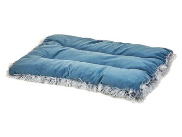 Lit pour animal ERGANI Velours Bleu