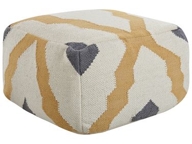 Poef ZEUGMA Wol Beige