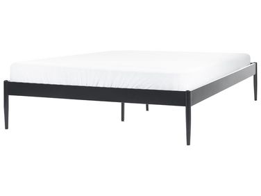 Lit avec sommier Métal VAURS 160 x 200 cm Noir