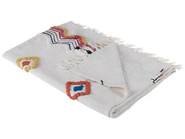 Plaid MORENA Katoen 130 x 180 cm Meerkleurig