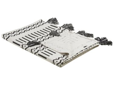 Couverture UNNAO Coton 130 x 180 cm Blanc