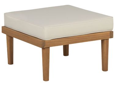 Ottoman de jardin BARATTI Acacia Marron