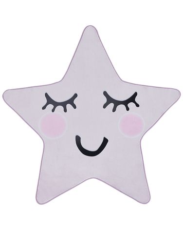 Kindervloerkleed SIRIUS Pastelroze 120 x 120 cm