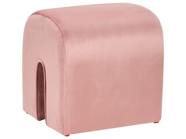 Pouf MODOC Velours Rose