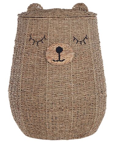 Kindermand Teddybeer FULAN Zeegras Natuurlijk