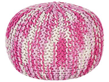 Pouf CONRAD Coton Rose
