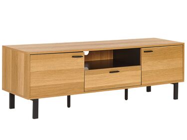 Meuble TV CLAREMONT Marron clair