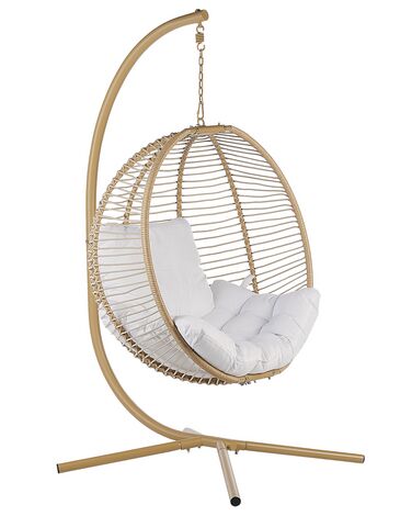 Hangstoel met standaard ARCO Metaal Beige