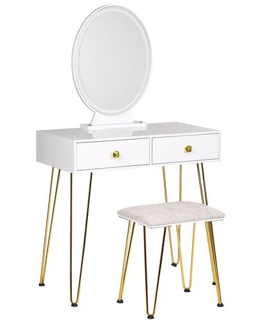 Kaptafel CAEN LED Wit