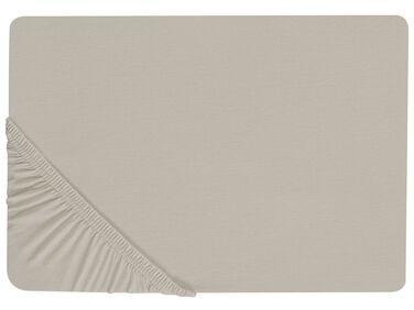 Hoeslaken JANBU Katoen 200 x 200 cm Taupe