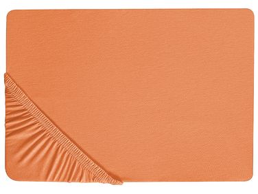 Hoeslaken JANBU Katoen 200 x 200 cm Oranje