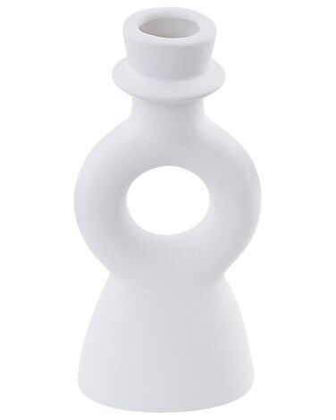 Candle Holder SPARTA Ceramic 17 cm Off-White