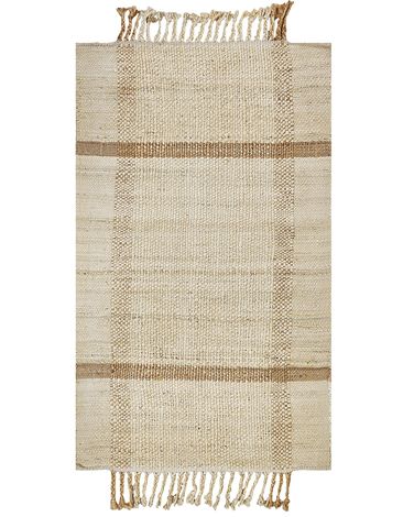 Rug YELMEZ Beige 80 x 150 cm Jute