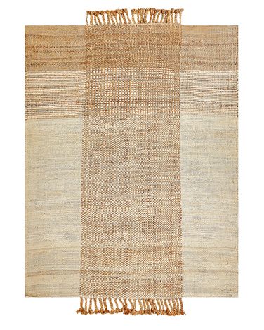 Rug HAMZALAR Beige 140 x 200 cm Jute