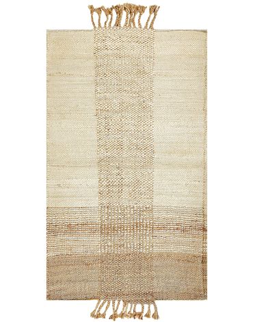 Rug HAMZALAR Beige 80 x 150 cm Jute