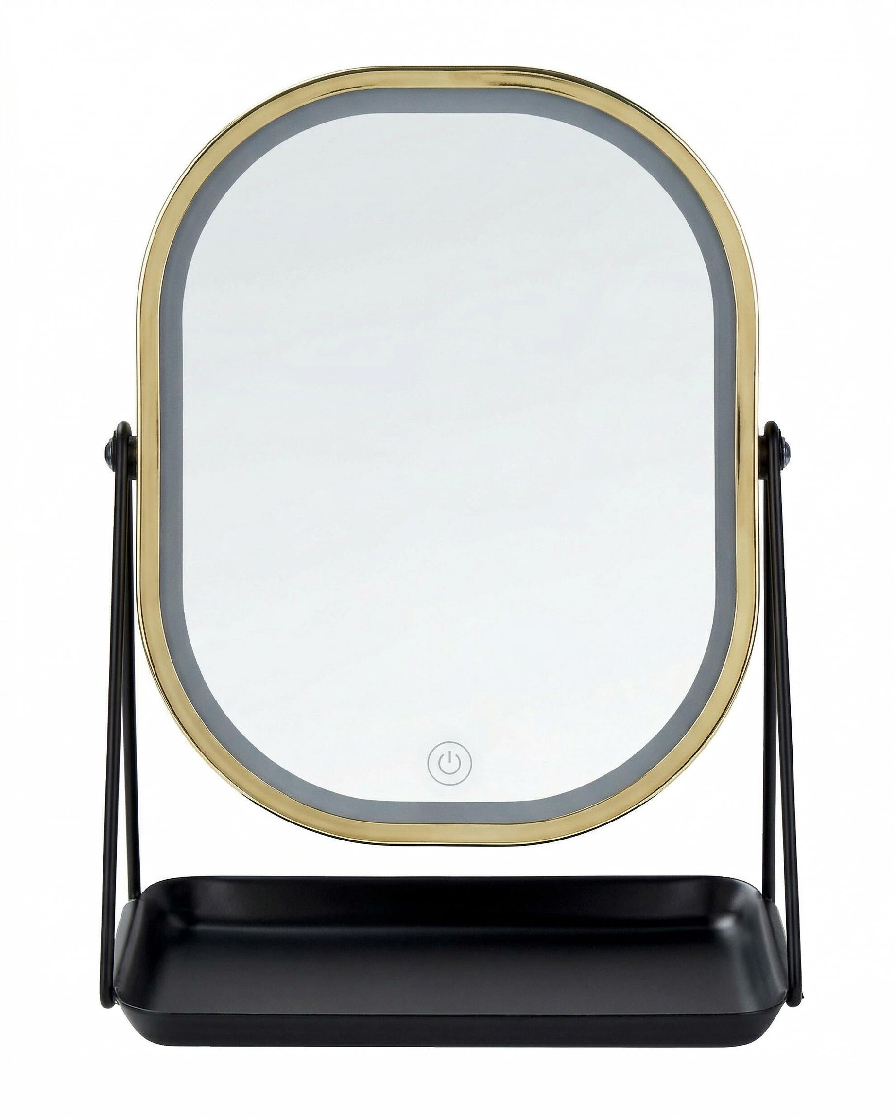 Miroir de table LED DORDOGNE Doré
