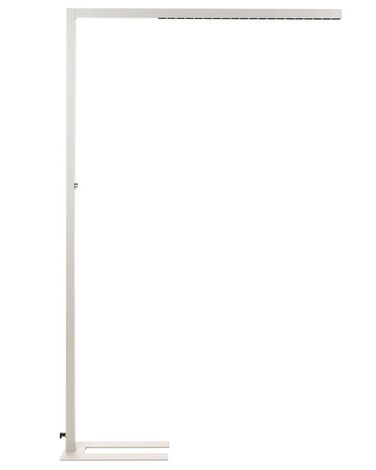 LED Floor Lamp SAGITTA with Dimmer Metal Silver