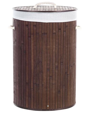 Wasmand SANNAR Bamboe Donkerbruin 75 L