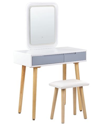 Kaptafel DIEPPE LED Wit