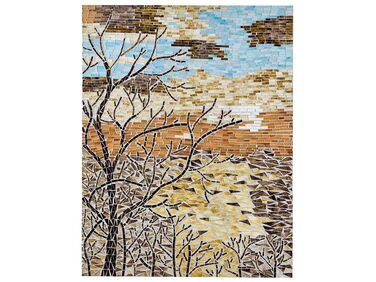 Wall Decor TAMIANG Glass 80 cm Multicolour