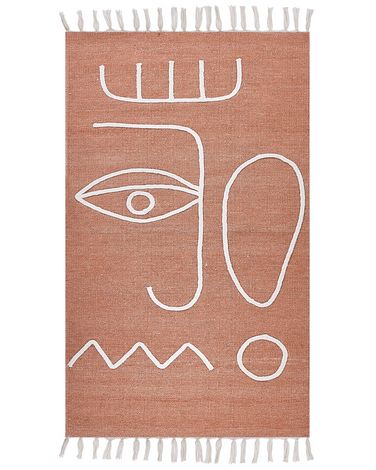 Outdoor Rug YAVU Light Red 80 x 150 cm