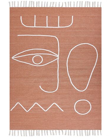 Outdoor Rug YAVU Light Red 140 x 200 cm