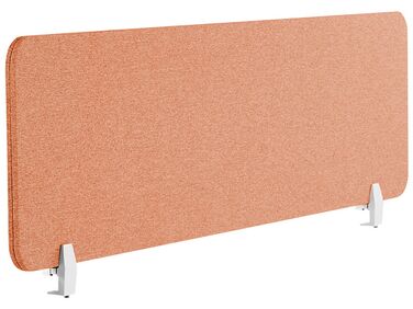 Cloison amovible de bureau WALLY 160 x 40 cm Rouge clair