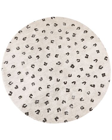 Rug AFIS Beige ø 140 cm Cotton