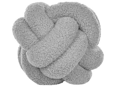 Sierkussen MALNI Bouclé 19 x 19 cm Grijs effen
