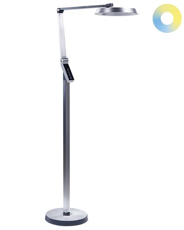 Lampadaire LED CARINA Avec variateur Métal Argenté