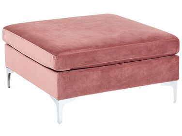 Ottomaan EVJA Fluweel Roze