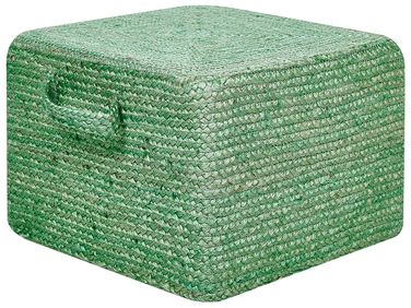 Pouf DHADAR Jute Vert
